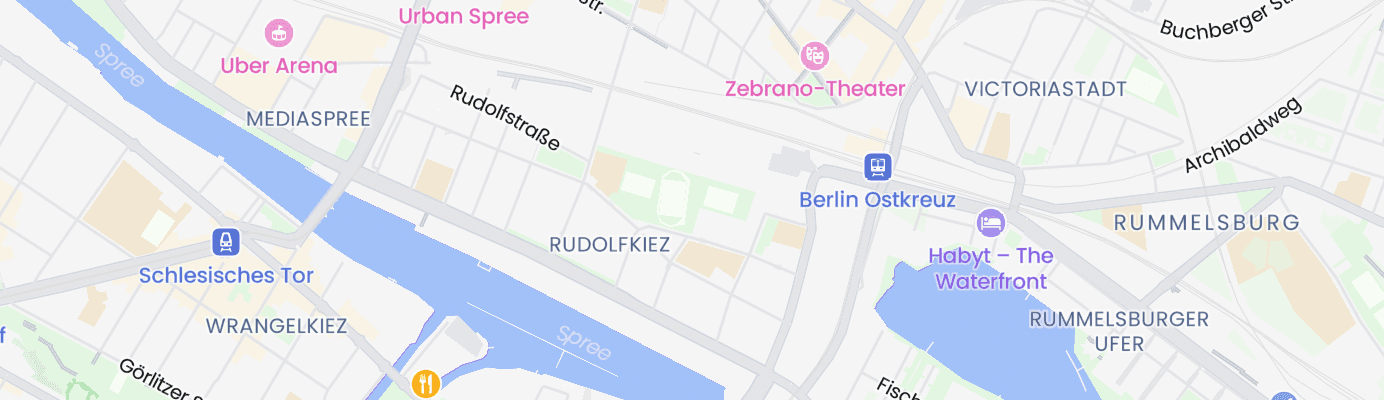 Karte mit dem ungefähren Standort