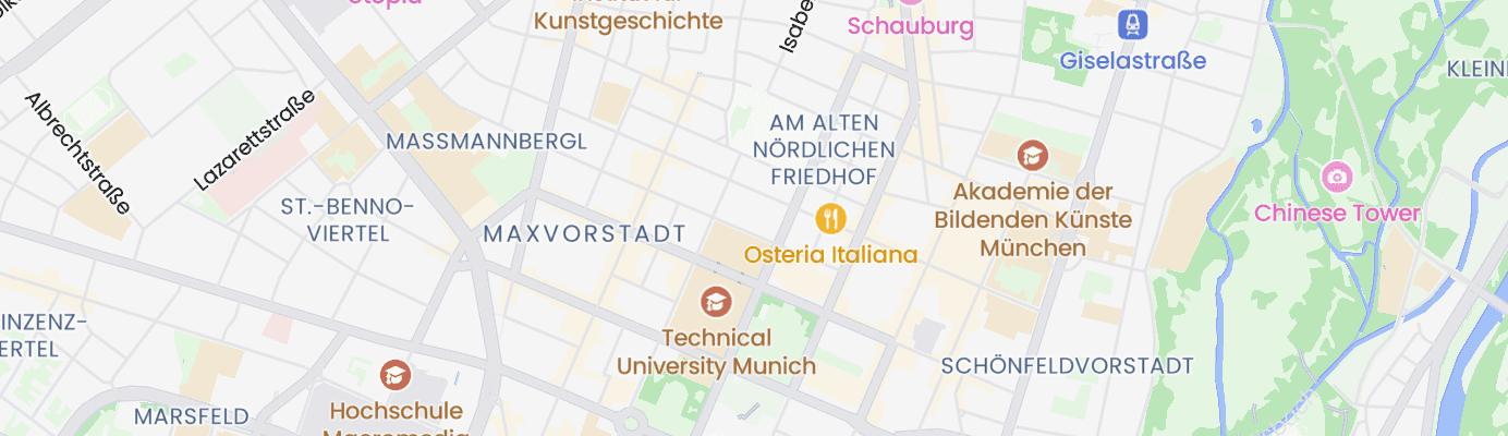 Karte mit dem ungefähren Standort