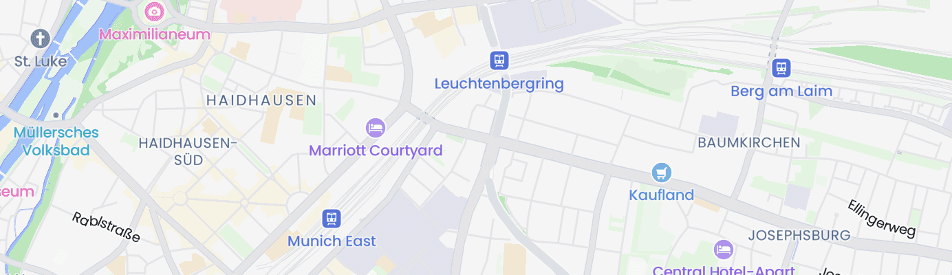 Karte mit dem ungefähren Standort