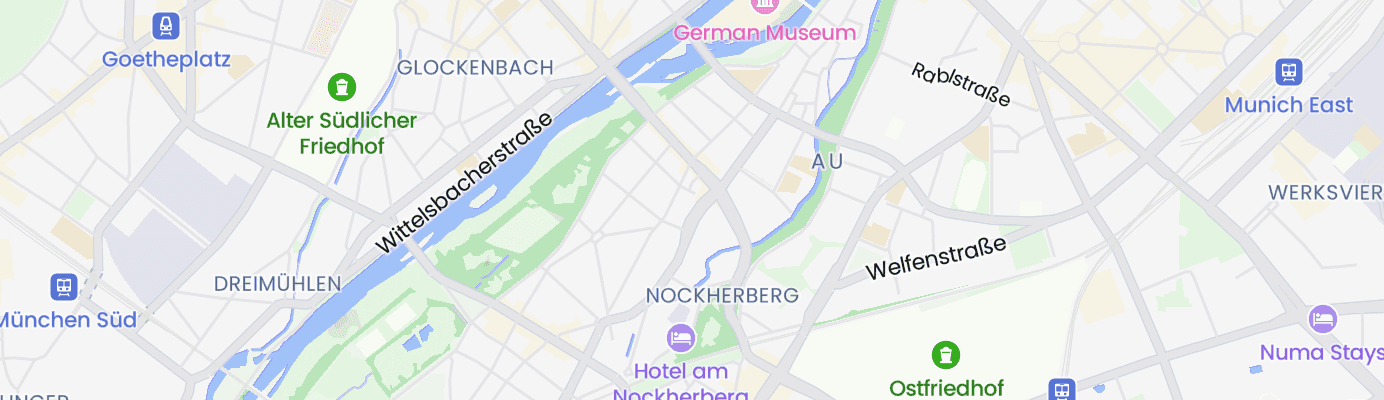 Karte mit dem ungefähren Standort