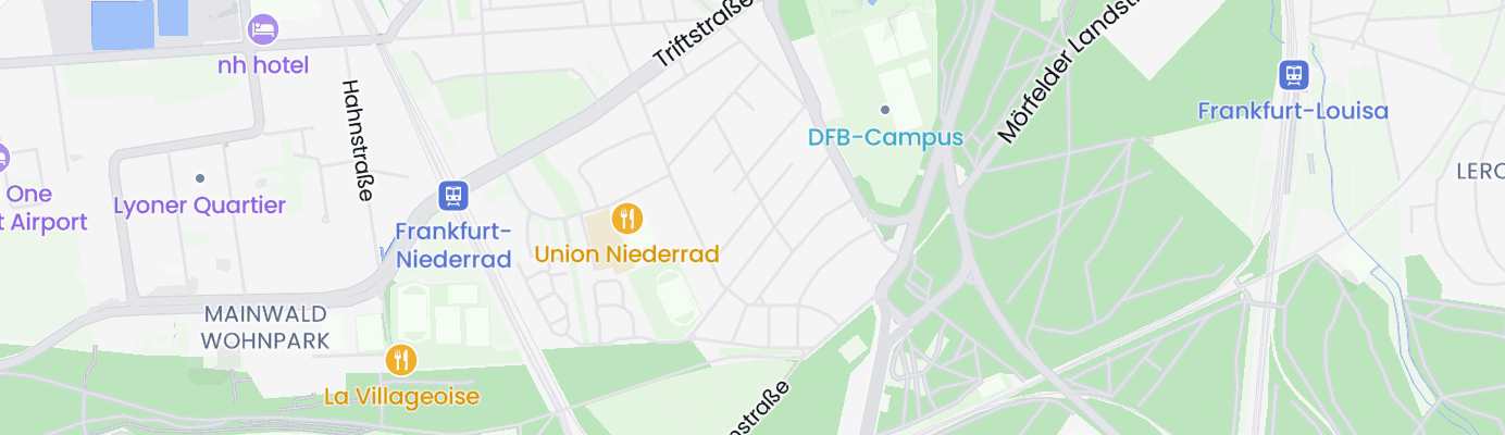 Karte mit dem ungefähren Standort