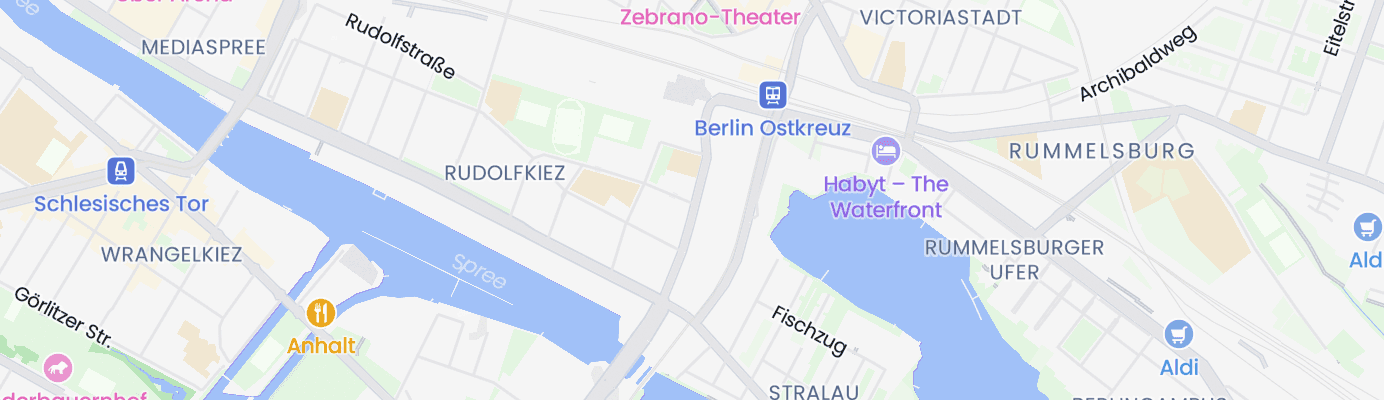 Karte mit dem ungefähren Standort