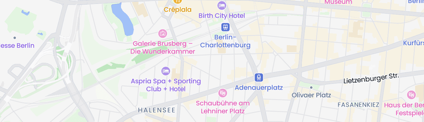 Karte mit dem ungefähren Standort