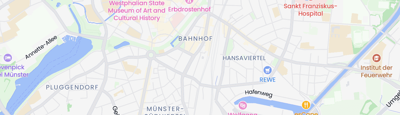 Karte mit dem ungefähren Standort