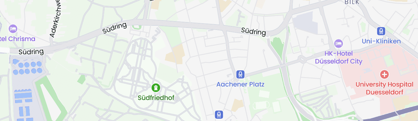 Karte mit dem ungefähren Standort