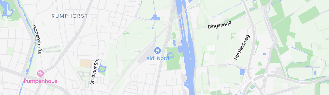 Karte mit dem ungefähren Standort