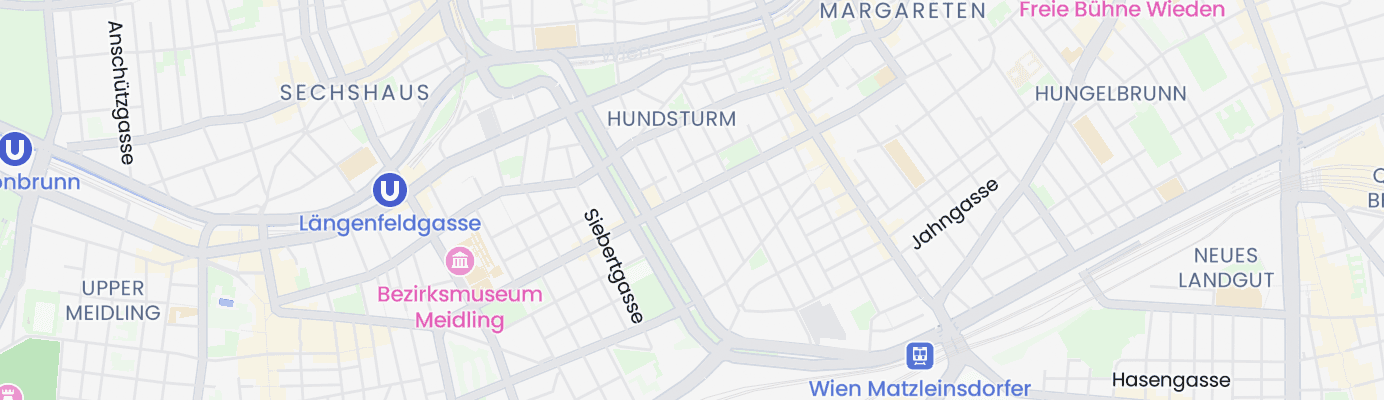 Karte mit dem ungefähren Standort