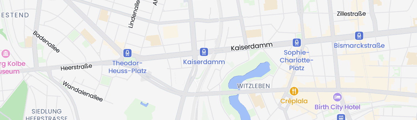 Karte mit dem ungefähren Standort