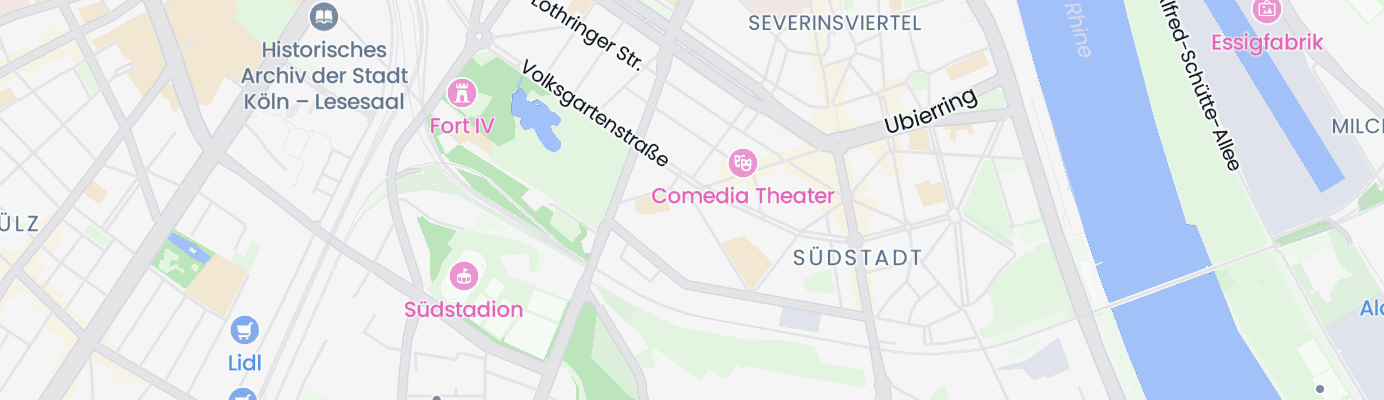 Karte mit dem ungefähren Standort