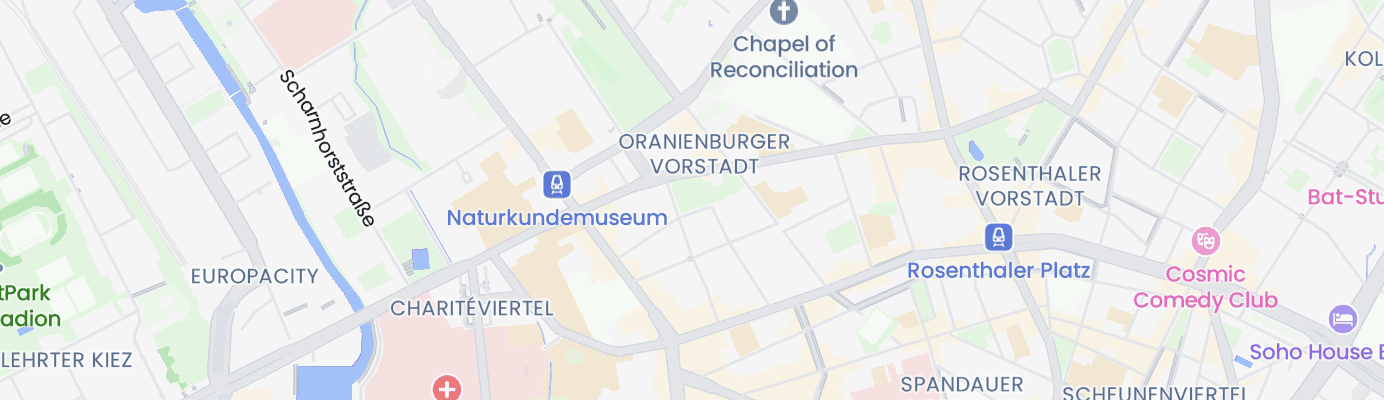 Karte mit dem ungefähren Standort