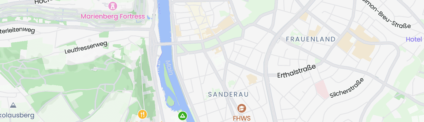 Karte mit dem ungefähren Standort