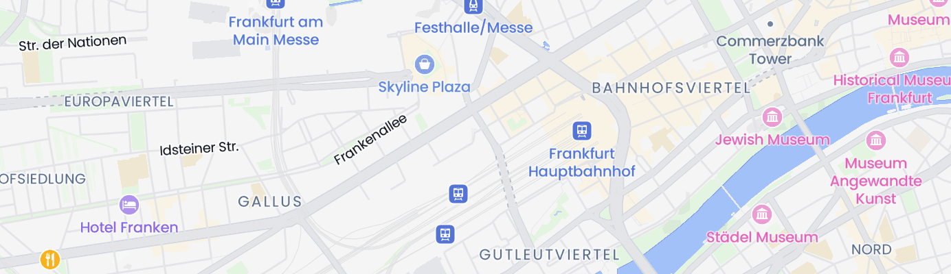 Karte mit dem ungefähren Standort