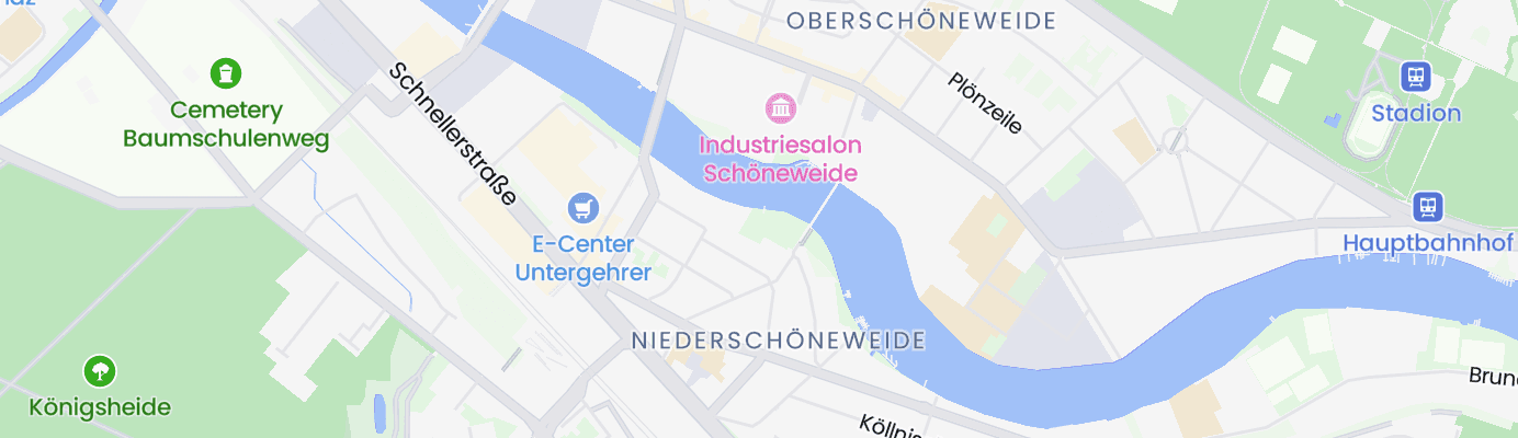 Karte mit dem ungefähren Standort