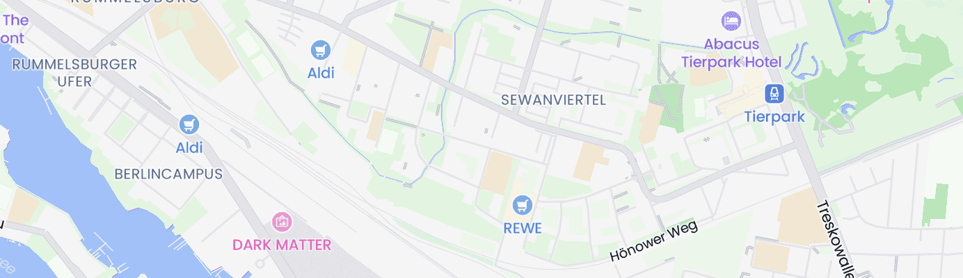Karte mit dem ungefähren Standort