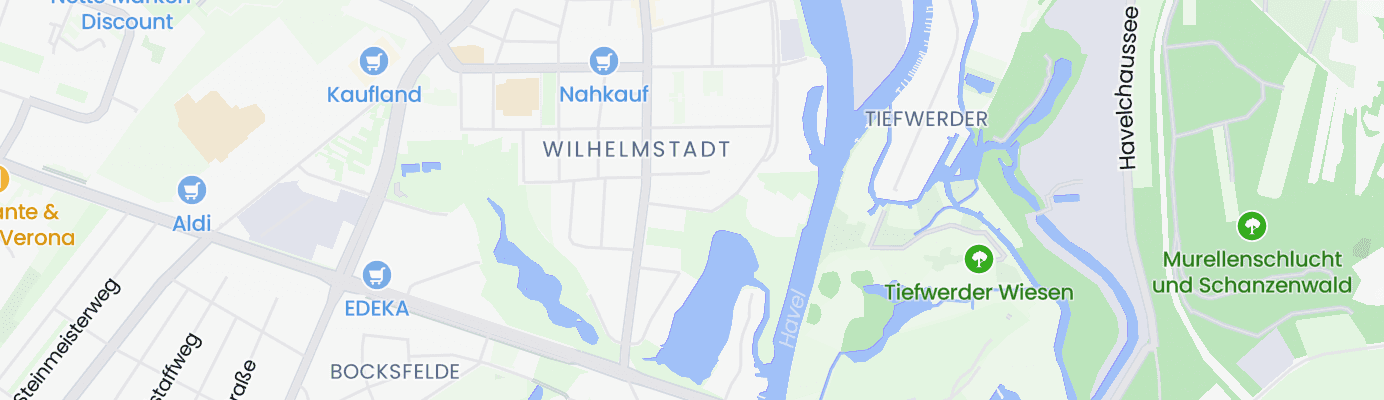 Karte mit dem ungefähren Standort