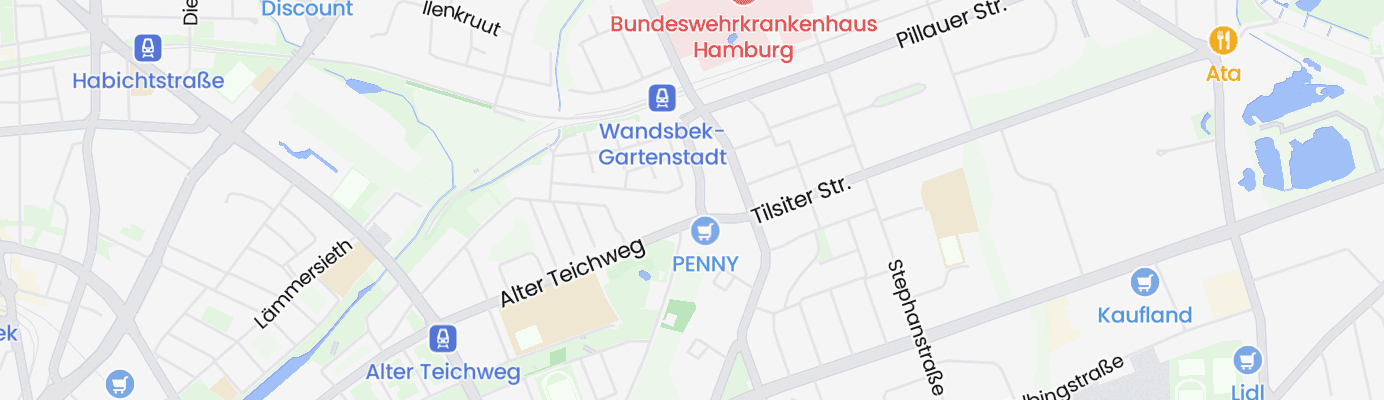 Karte mit dem ungefähren Standort