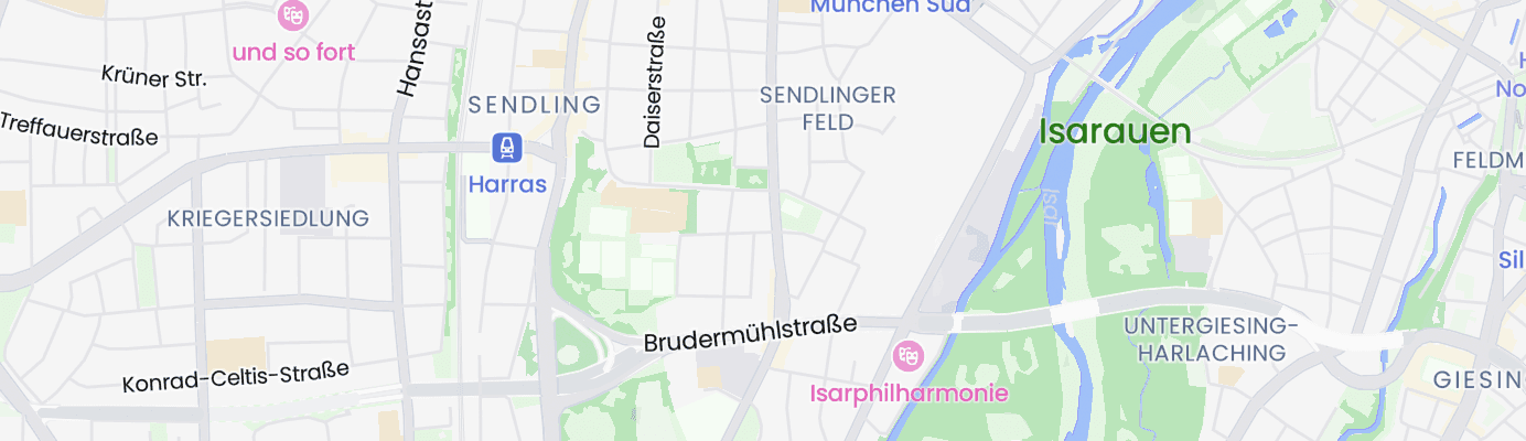 Karte mit dem ungefähren Standort