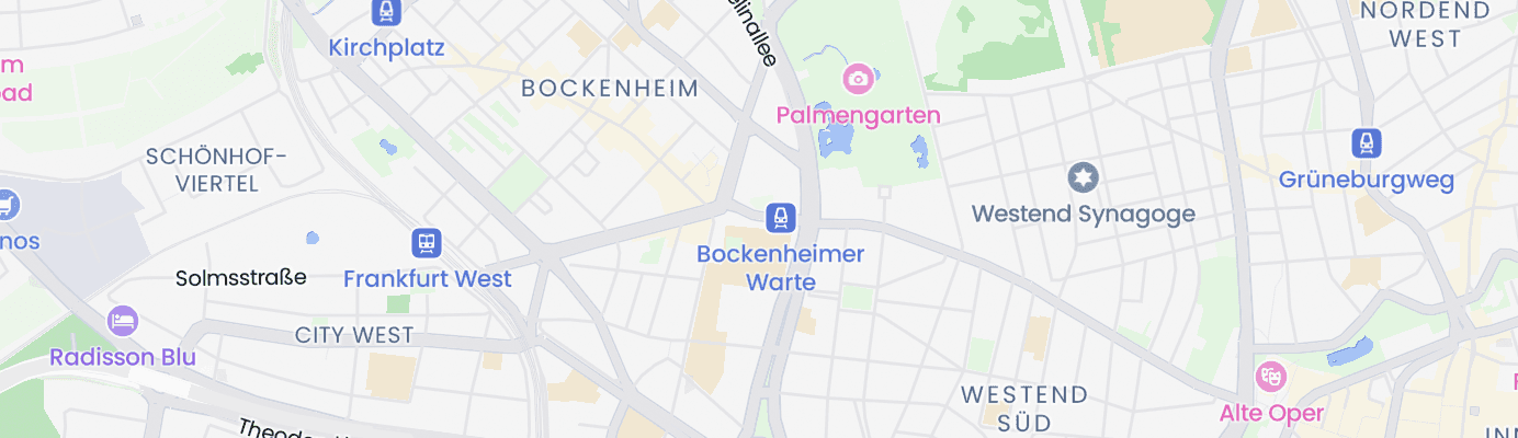 Karte mit dem ungefähren Standort