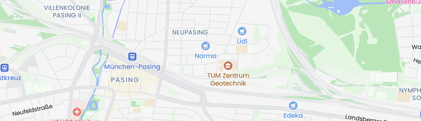 Karte mit dem ungefähren Standort