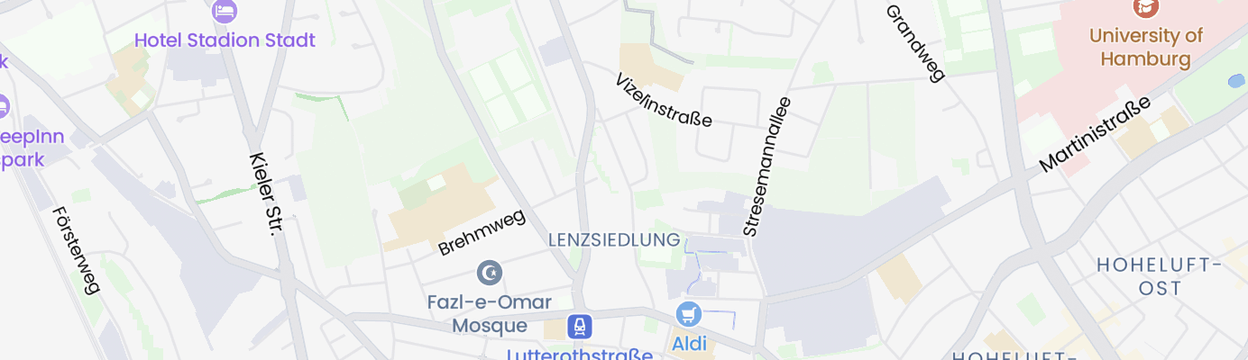 Karte mit dem ungefähren Standort