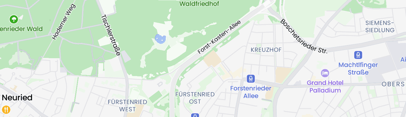 Karte mit dem ungefähren Standort
