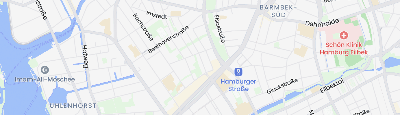 Karte mit dem ungefähren Standort