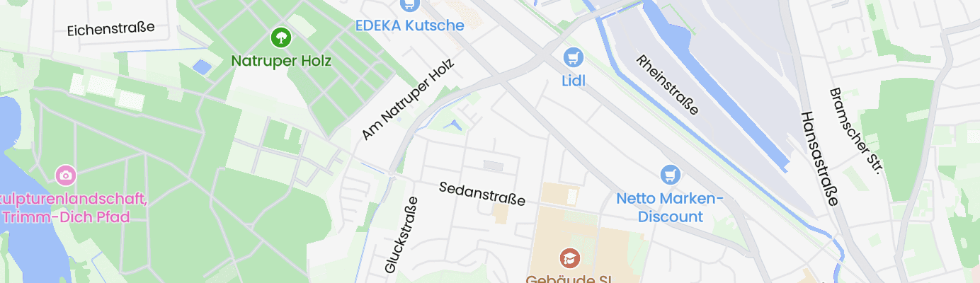 Karte mit dem ungefähren Standort