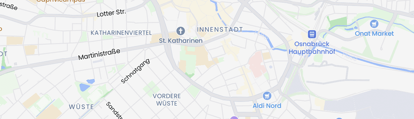 Karte mit dem ungefähren Standort
