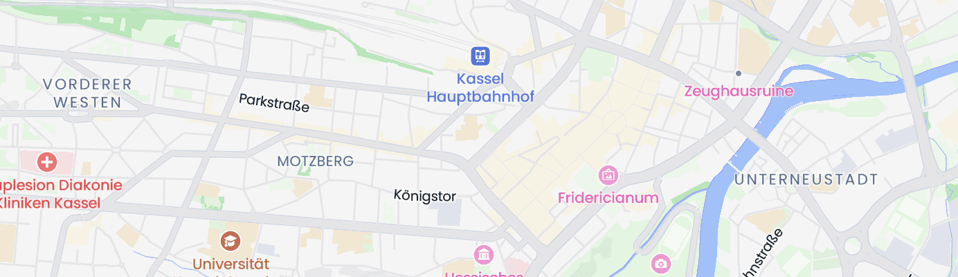 Karte mit dem ungefähren Standort
