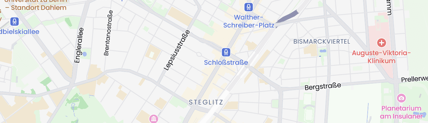 Karte mit dem ungefähren Standort