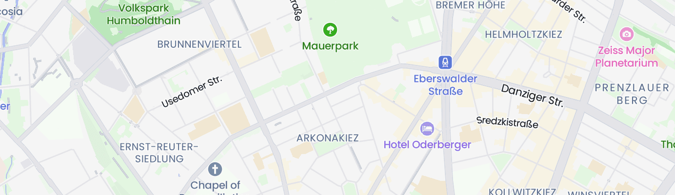 Karte mit dem ungefähren Standort