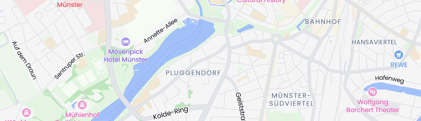Karte mit dem ungefähren Standort
