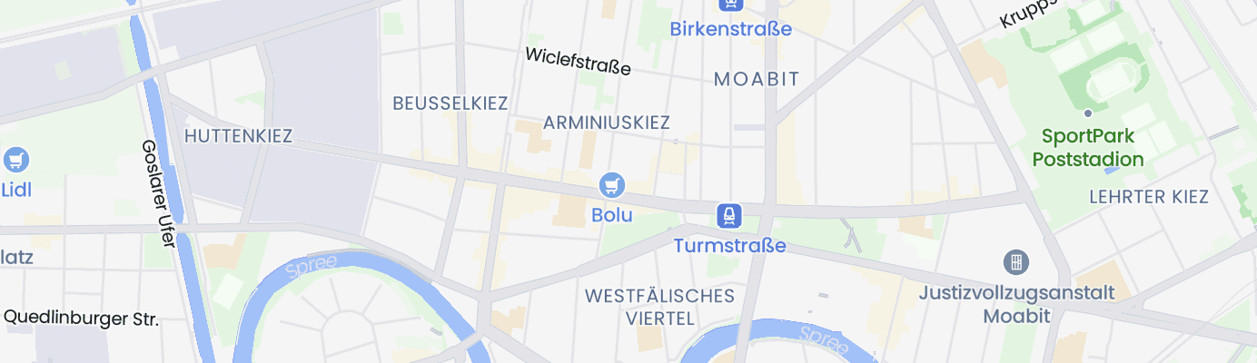 Karte mit dem ungefähren Standort