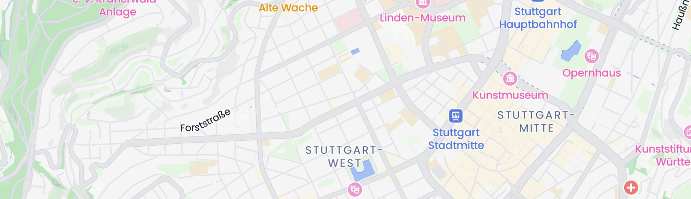 Karte mit dem ungefähren Standort