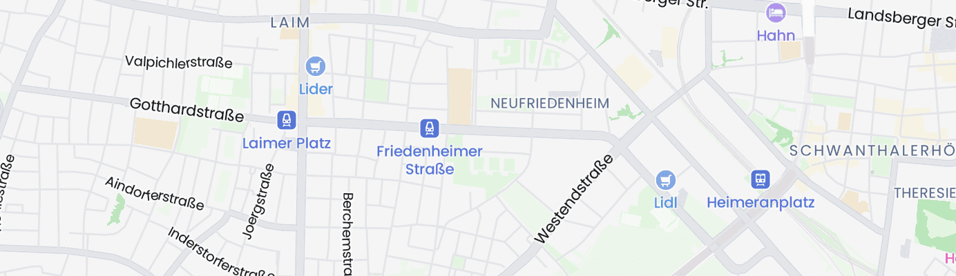 Karte mit dem ungefähren Standort