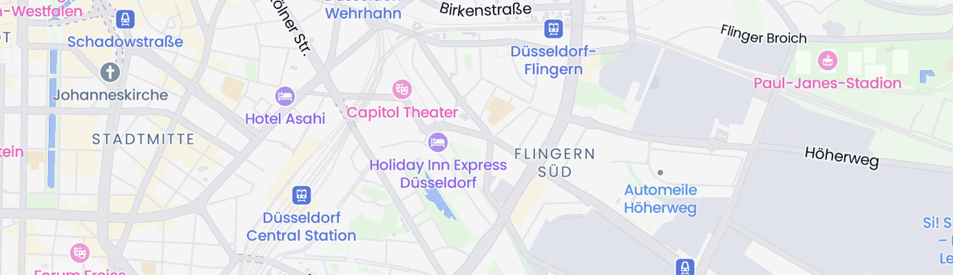 Karte mit dem ungefähren Standort