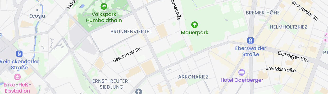 Karte mit dem ungefähren Standort