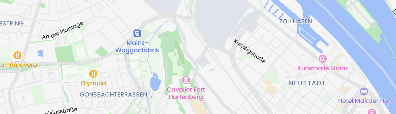 Karte mit dem ungefähren Standort