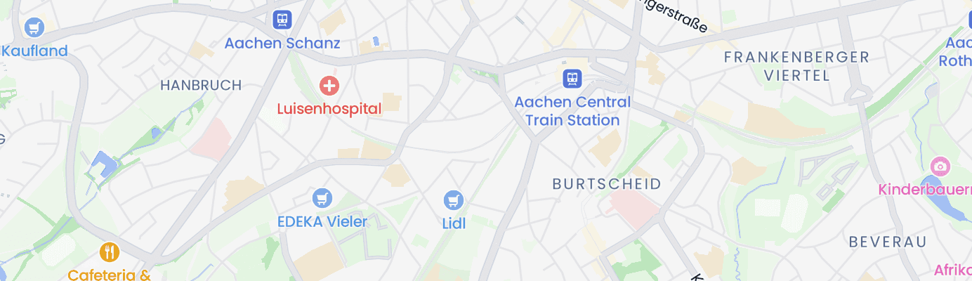 Map showing the approximate location