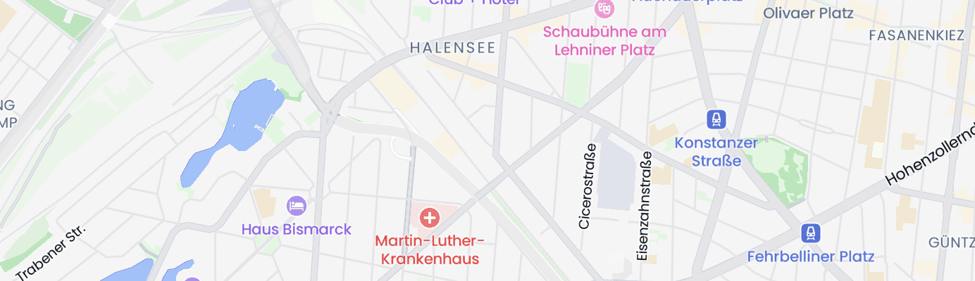 Karte mit dem ungefähren Standort