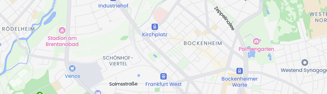 Karte mit dem ungefähren Standort