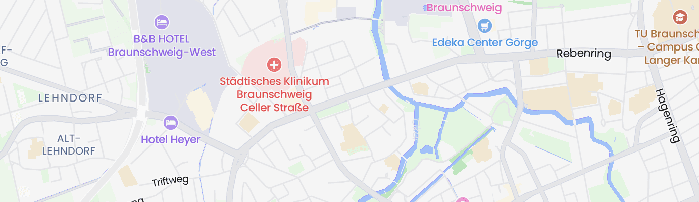 Map showing the approximate location