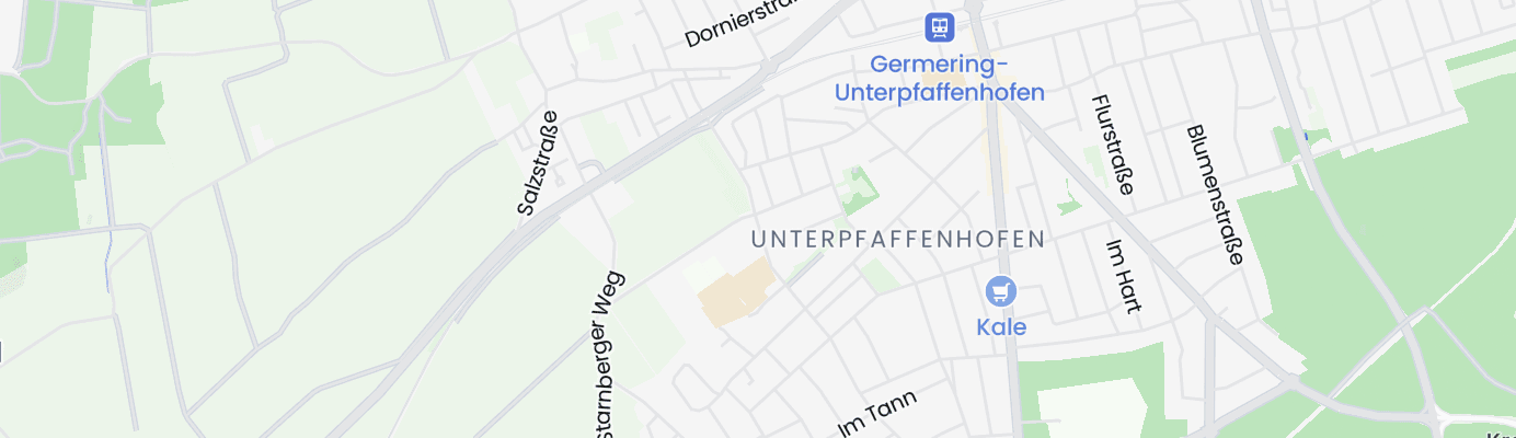 Karte mit dem ungefähren Standort