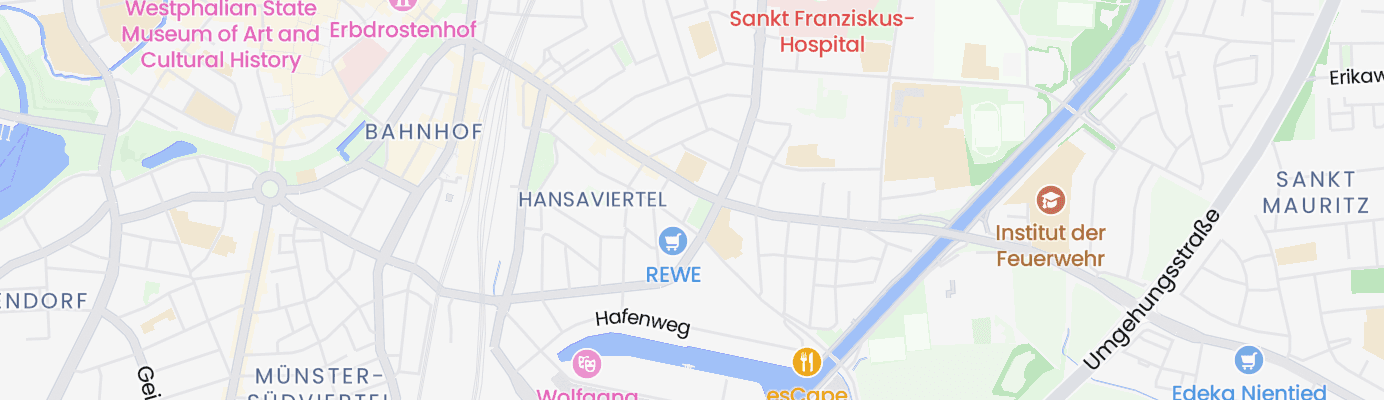 Karte mit dem ungefähren Standort