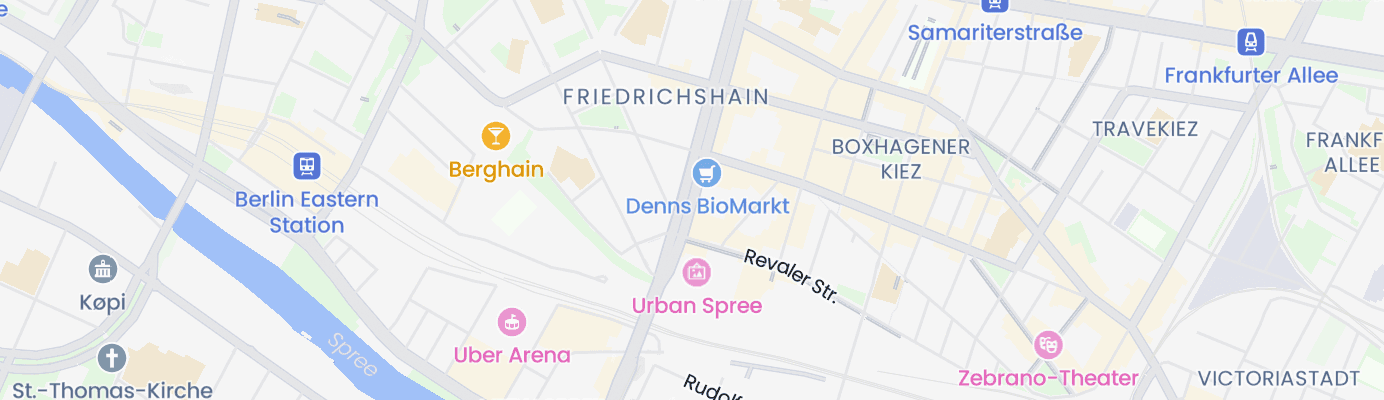 Karte mit dem ungefähren Standort