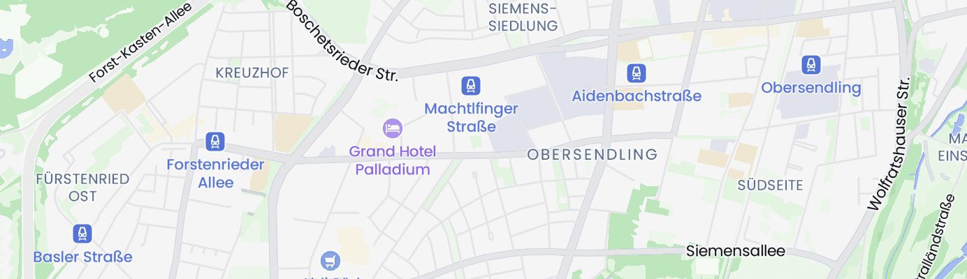 Karte mit dem ungefähren Standort