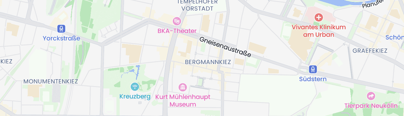 Karte mit dem ungefähren Standort