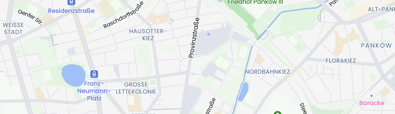 Karte mit dem ungefähren Standort