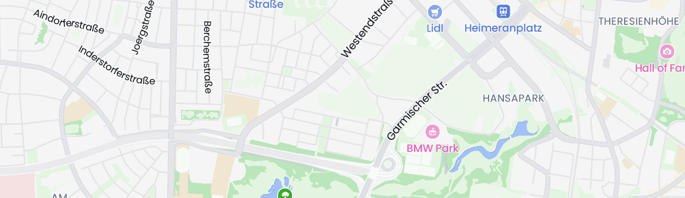 Karte mit dem ungefähren Standort