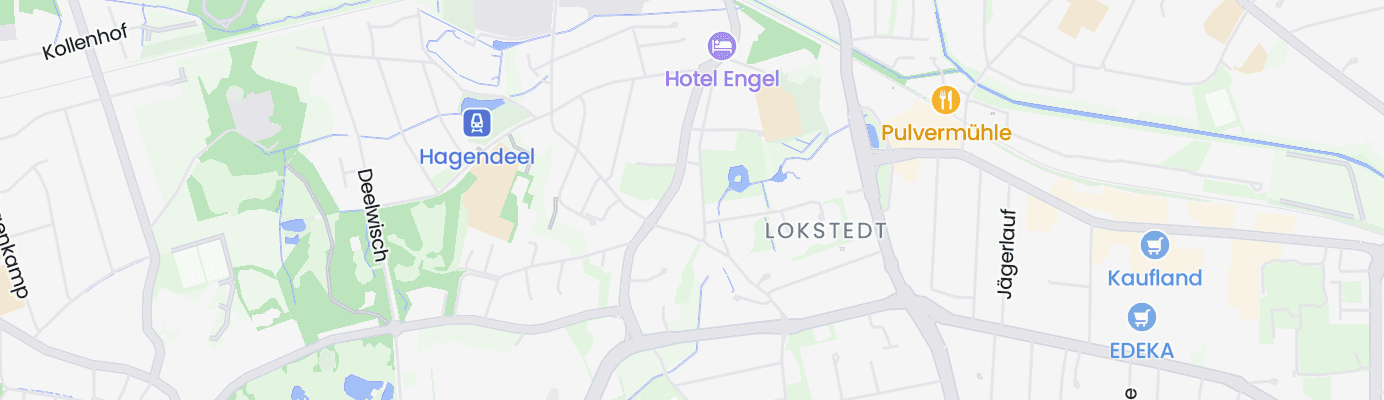 Karte mit dem ungefähren Standort